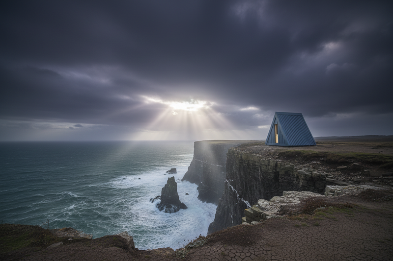 A Frame - Coastal Cliff