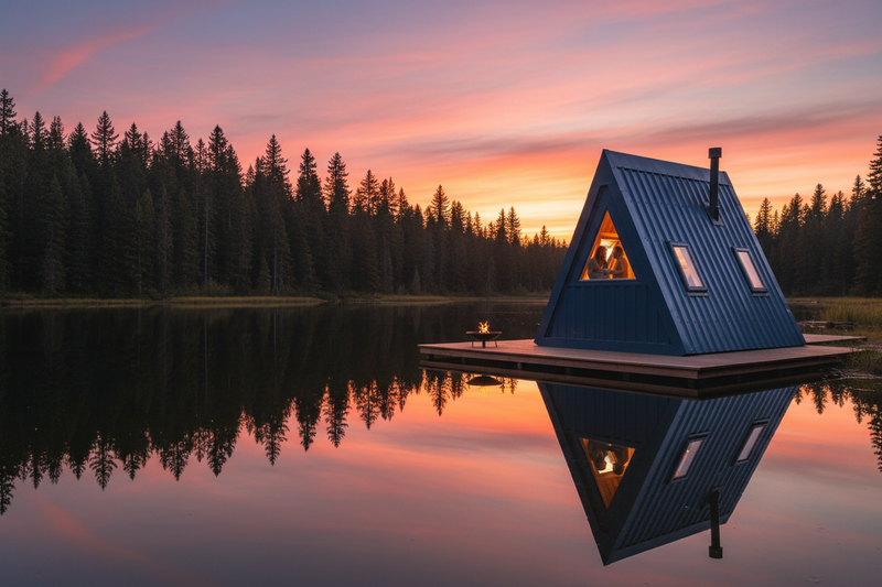 Tiny Home - Lakeside Sunset